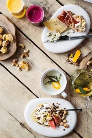 Органический завтрак Babylonstoren в Кейптауне