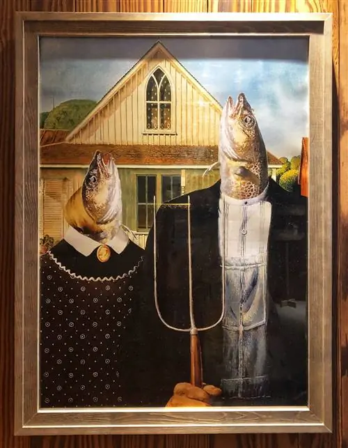 Одна из картин Центра интерпретации истории Бакальяу Лиссабон.