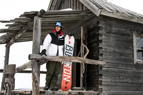 Сноубординг в Леви.