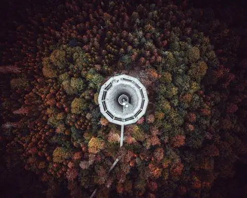 Баумвипфельпфад деревянная башня посреди леса