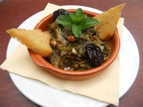 Мозрабе шпинат.