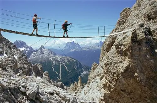 Тибетский мост виа феррата.