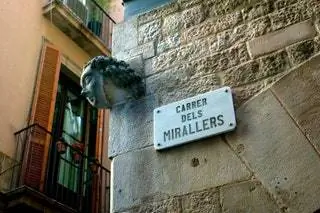 Carrer dels Mirallers в Барселоне