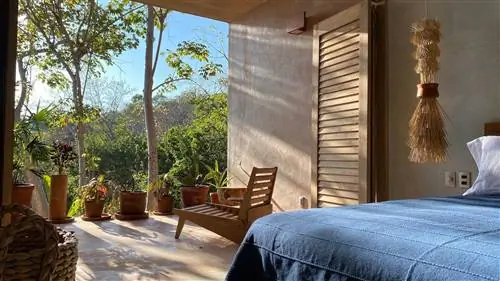 Вид из люксов новой горы Узулу в Оахаке, Мексика.