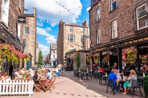 новый город эдинбург роуз стрит