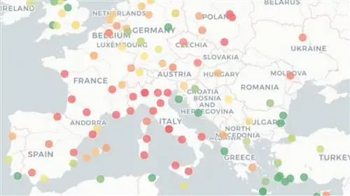 На этой интерактивной карте показано, как пустеют аэропорты по мере распространения коронавируса