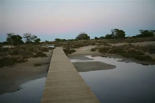 Пешеходный мост в Сан-Педро-дель-Пинатар