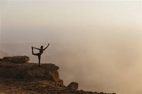 Йога на рассвете.