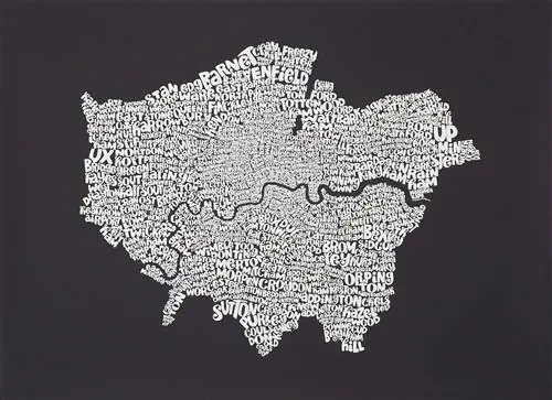 Карта слов Лондона
