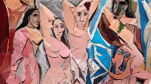 Demoiselles d'Avignon Пабло Пикассо Вик Мунис 2022