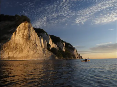 Каякинг на острове Мён Дания