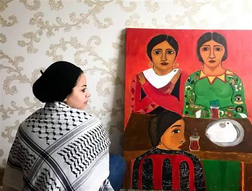 Палестинский художник Малак Маттар.