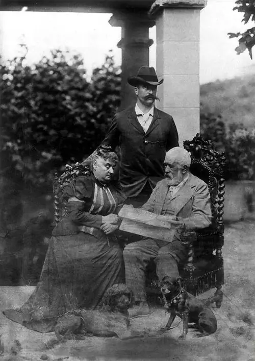 Арнольд Бёклин и семья