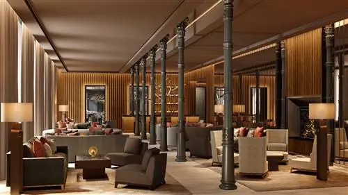 Вестибюль JW Marriott Мадрид.