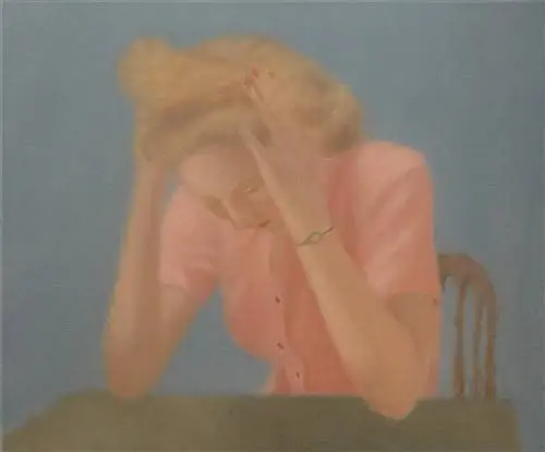 Ли Миллер с головной болью 2013.