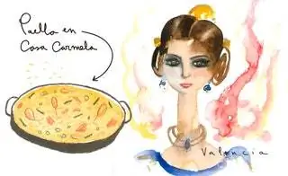 Паэлья с курицей и кроликом в Casa Carmela в Валенсии
