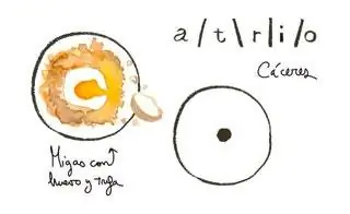 Migas Extremadura с яйцом и трюфелем в Atrio in Cceres