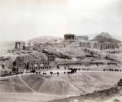 Фотография Акрополя 1880 г.