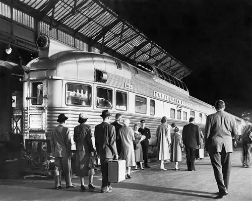 Путешественники на поезде California Zephyr