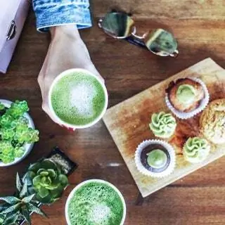 Матча латте в MatchaBar