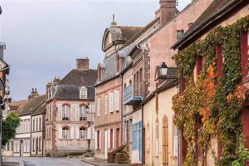 Красочные фасады FertVidame в природном парке Perche France