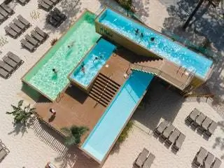 Самый высокий и самый большой устойчивый бассейн в Европе Самый высокий и самый большой устойчивый бассейн в Европе