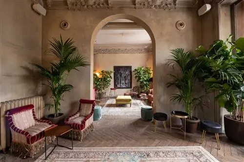 Гостиная в Leclab, Мадрид.