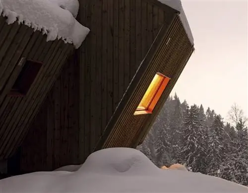 Коттедж Fuglemyrhytta, спроектированный Snøhetta Architects.