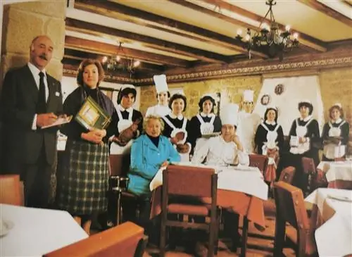 Пепе Солла и его жена Амелия в Casa Solla в начале 80-х.