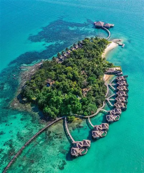 Вид с воздуха на курорт Сон Сан.