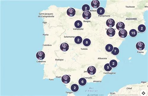Карта мероприятий к Международному дню музеев