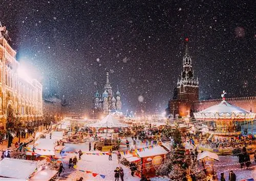 Москва в Рождество