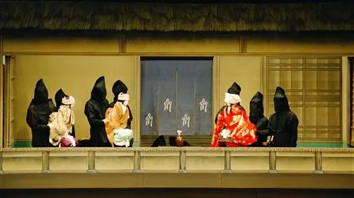 сцена бунраку