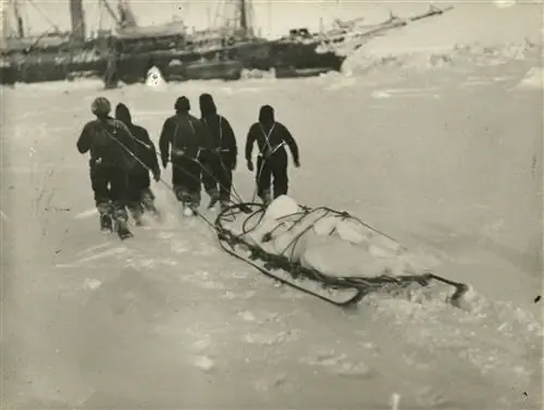 Они должны были пересечь Антарктиду пешком, пока не достигли моря Росса.