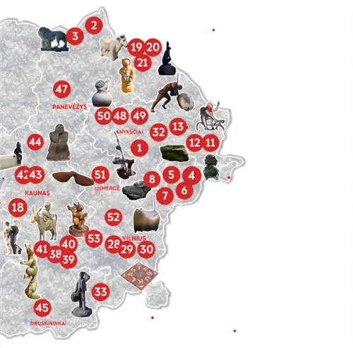 Скульптуры, деревья или плитки - вот некоторые из собранных амулетов.