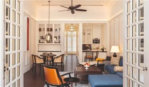 Residence Suite в легендарном отеле Raffles в Сингапуре.