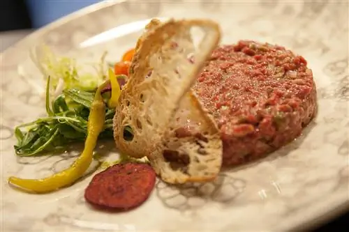 тартар из стейка Альбертина