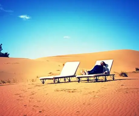 Роскошный лагерь в пустыне