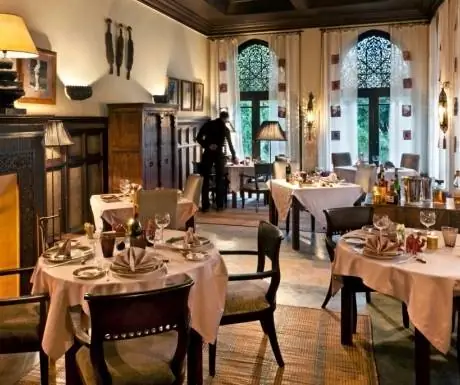 Вилла де Оранжерс, ресторан марокканской кухни