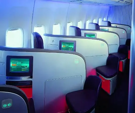 Места высшего класса Virgin Atlantic