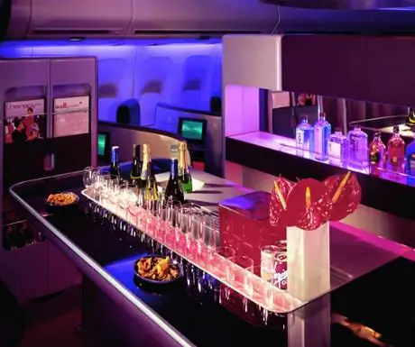 Бар Virgin Atlantic Upper Class