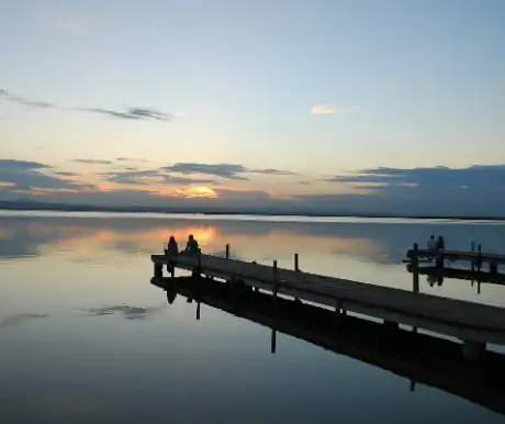 Природный парк Альбуфера, Валенсия, закат
