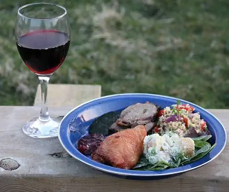 Не обычная лагерная еда