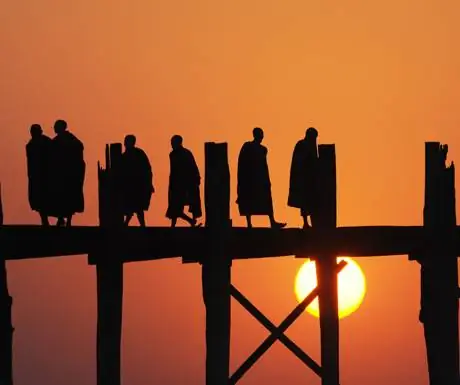 Бирма-закат