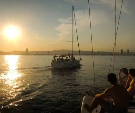 Барселона с моря