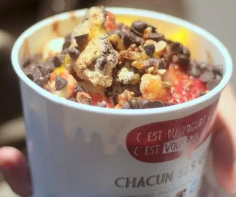 Замороженный йогурт Chacun ses подагры