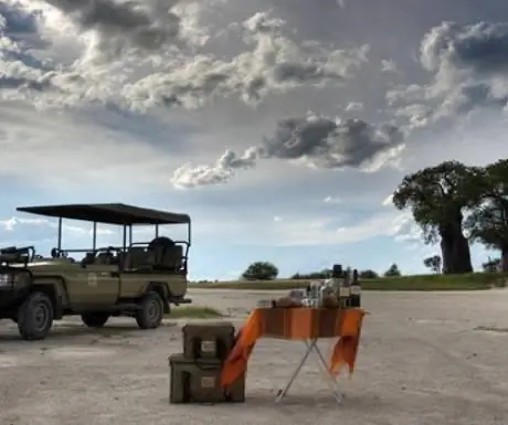 Нксай Пан - Sundowners на Wildlife Drive