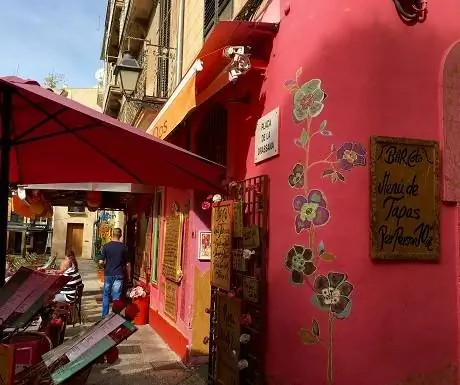 Уличная сцена, Пальма, осень на Майорке