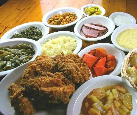 Курица Смит Хаус и гарниры