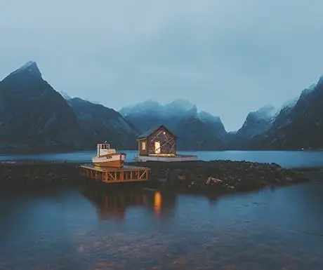 Норвегия - Хижина рыбака